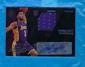 D'ANGELO RUSSELL AUTOGRAPH 2015-16 ABSOLUTE FREQUENT FLYER JERSEY #76/149 RC - Picture 1 of 2