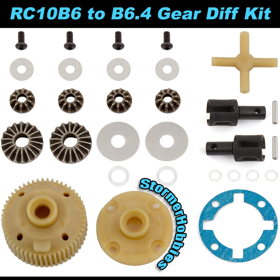 Team Associated B6.3 B6.4 B6.4D SC6.2 T6.2 Gear Diff Differential Kit ASC91786 - Image 1 of 1