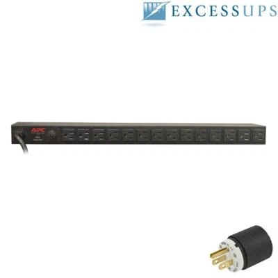 APC AP9567 Rack PDU, Basic, Zero U, 15A 120V 5-15P Input, (14) 5-15R Output - Re - Image 1 of 2