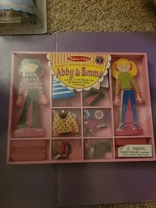 New Magnetic Play-Abby & Emma Dress-Up Set (Ages 3+) - Picture 1 of 6