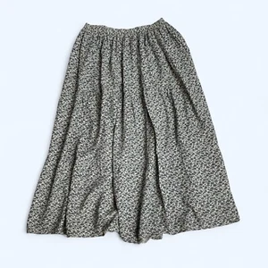 JONES NEW YORK Flowy Black & White Midi Skirt SIZE L - Picture 1 of 7