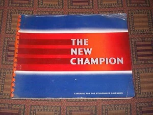 XXRARE: 1939 Studebaker Sales Manual - Champion series - with inlaid letter - Picture 1 of 10