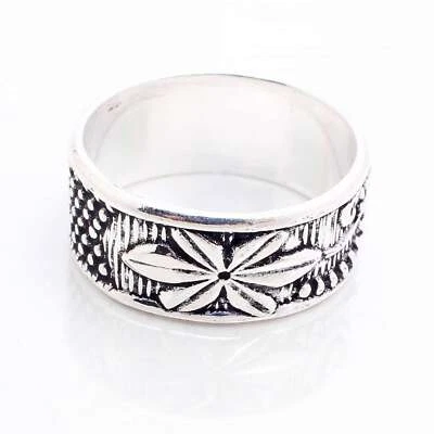 Argento 925 Placcato Fatto A Mano Gioielli Per Lei Anello Taglia 6 R-14491 - Immagine 1 di 3