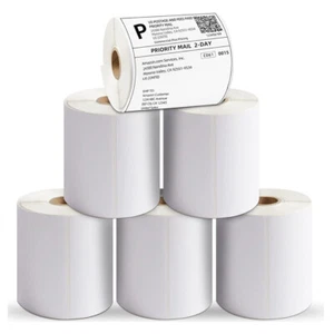 2-40 Rolls Direct Thermal Labels 250 Per Roll 4x6 For Zebra Eltron LP2844 ZP450 - Picture 1 of 9