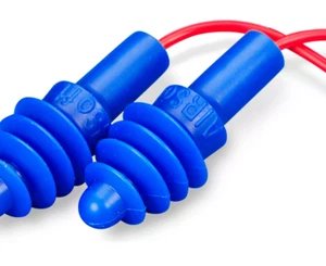 Pyramex RP2001 Corded Reusable Ear Plugs Red/Blue - Picture 1 of 1