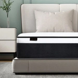 12"14" Gel Memory Foam Mattress Hybrid Pocket Springs Twin Full Queen King Size - Picture 1 of 16