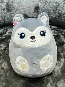 RARE SQUISHMALLOWS Iris The Husky JUSTICE Scented 10” Collectable Plush w/ Scent - Picture 1 of 11