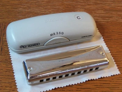Suzuki Promaster MR350 Harmonica 10 hole C Major - Image 1 of 4