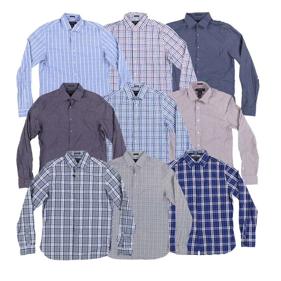 The Men's Store Bloomingdale's Mens Button-Down Shirt Stretch Fabric Long Sleeve - Image 1 of 1