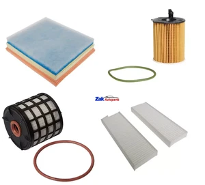 For Citroen C4 Picasso 1.6 BlueHDi 15-18 Oil Air Fuel Cabin Filter Service Kit - Picture 1 of 1