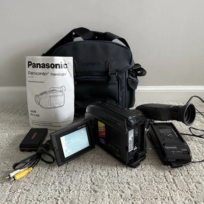 Vintage Panasonic PV-L558D VHS-C Video Camcorder VCR Video Transfer BUNDLE VGC - Image 1 of 4