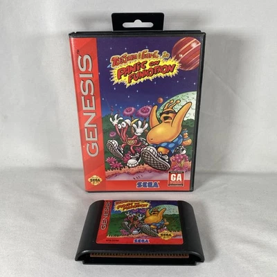 ToeJam & Earl in Panic on Funkotron 1993 Sega Genesis Box & Game - Image 1 of 4