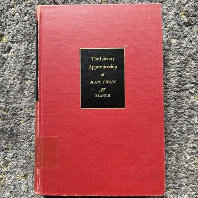 The Literary Apprenticeship of Mark Twain by Edgar Branch Lincoln Press 1950 Foto 1 de 4