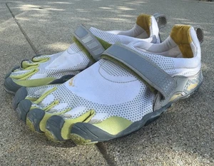 Vibram FiveFingers Shoes Mens Size 41 Gray Green Toe Running Barefoot Minimalist - Picture 1 of 8