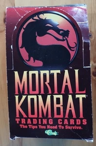 1994 Classic Mortal Kombat Series 1 Box with 23 Sealed Trading Cards Packs - Picture 1 of 5