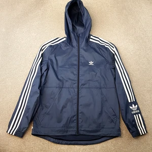 Adidas Herren Jacke Small Blau Windbreaker Originals Firebird Lightweight SST - Bild 1 von 10
