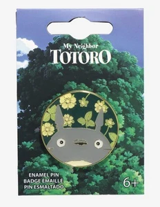 NEW Loungefly Studio Ghibli My Neighbor Totoro Yellow Florals Enamel Pin Collect - Picture 1 of 2