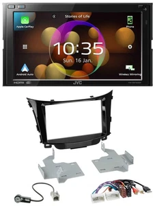 JVC DAB MP3 2DIN Bluetooth USB Autoradio für Hyundai i30 ab 2012 AUX USB - Bild 1 von 10