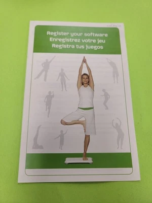 Wii Fit Registration Insert Nintendo Wii Instruction Insert Only - Image 1 of 2