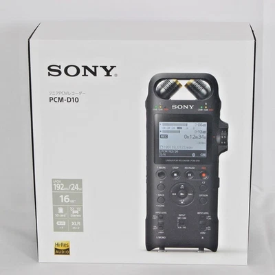 Sony PCM-D10 Linear PCM Recorder Portable High-Res Audio Bluetooth New Japan - Image 1 of 4