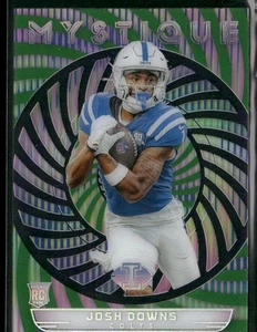 Panini Illusions #21 Josh Downs Mystique Emerald 2023 - Imagen 1 de 2