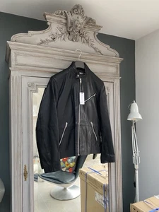 Mens Genuine Reiss Joubert Commercial Leather Jacket - Picture 1 of 7