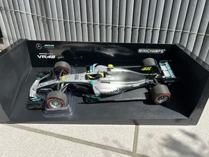 Mercedes F1 2017 W08 #46 Valentino Rossi 2019 Ride Swap Hamilton 1:18 MINICHAMPS - Foto 1 di 15