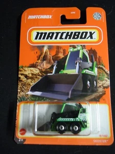 2022 Matchbox 9/102 SKIDSTER Bobcat Green New Near Mint - Picture 1 of 2