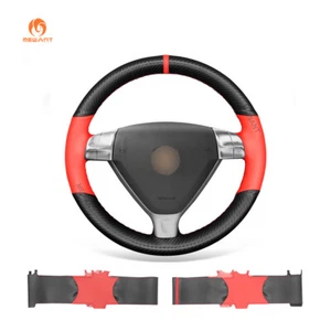 PU Carbon Fiber PU Leather Steering Wheel Cover for Porsche 911 Cayman Boxster - Imagen 1 de 12