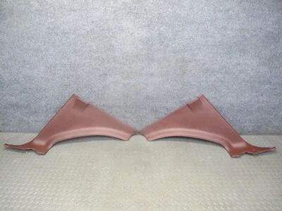 86-88 MAZDA RX7 JUEGO DE 2 CUBIERTAS DE MOLDURA DE PILAR B INFERIOR TRASERA IZQUIERDA Y DERECHA ROJO OEM Foto 1 de 4