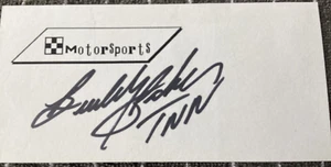 BUDDY BAKER Personally Autographed Signed NASCAR Card RACING FreeShip - Picture 1 of 2