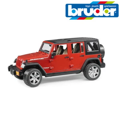 Bruder Toys 02525 Jeep Wrangler Unlimited Rubicon Opening Bonnet Doors Tailgate - Image 1 of 3