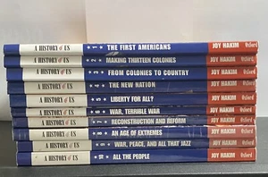 A History Of U.S. By Joy Hakim (2nd Edition) SET BOOKS 1-10 - Picture 1 of 2