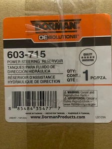 Dorman 603-715 Power Steering Reservoir Compatible with Select Honda Models - Foto 1 di 1