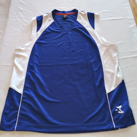 Starbury Jersey Adult Extra Large XXL Blue White Basketball Mens Stephon Marbury Cover