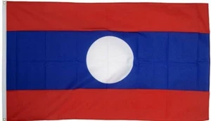 3’ x 2’ LAOS FLAG Laotian Flags Asia Asian - Picture 1 of 1