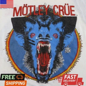 Camiseta de colección Motley Crue Tour blanca para hombre camiseta unisex todas las tallas - Imagen 1 de 7