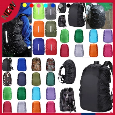 20L-80L Waterproof Backpack Cover Bag Camping Hiking Outdoor Rucksack Rain Dust - Image 1 of 4