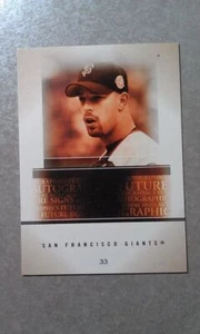 David Aardsma Giants 2005 Skybox Autographics Future Signs WHITE PROOF ODDBALL - Picture 1 of 3