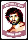 #W0037 BRUISER BRODY Oddball Jumbo Wrestling Card FREE SHIPPING