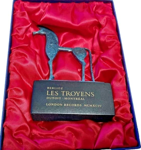 LONDON Bronze Sculpture: Berlioz, Les Troyens - Charles Dutoit - Never Displayed - Picture 1 of 5