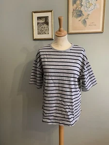 COS Shirt basic Ringelshirt Grau/ Schwarz Gr S/ 36 - Bild 1 von 7