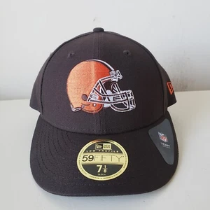 Cleveland Browns Mütze Cap Fitted 7 1/8 Braun New Era 59Fifty NFL Low Profile Herren - Bild 1 von 10