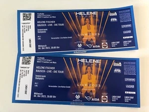 2x Konzertkarten für Helene Fischer in Frankfurt am Mittwoch den 04.10.2023 - Bild 1 von 1