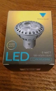 Dreieck Leuchtmittel LED 5Watt 120Volt GU10 300 Lumen 3000k warmweiß #T95037 1Leuchtmittel - Bild 1 von 3