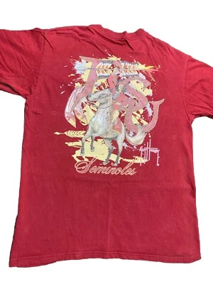 Talla L - Guy Harvey x FSU Seminoles Jefe Indian College Camisa Deportiva Florida Foto 1 de 4