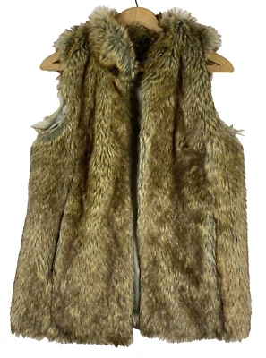 Romeo y Julieta Alta Costura Suave Imitación Piel Chaleco Abrigo Sin Mangas Mob Esposa Talla Mediana Foto 1 de 4