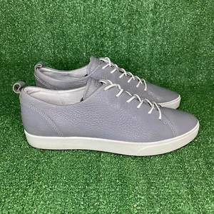 Ecco Damen Grau Weiches Leder Komfort Schuhe Sneaker Größe EU 40 US 9-9,5 M - Bild 1 von 10