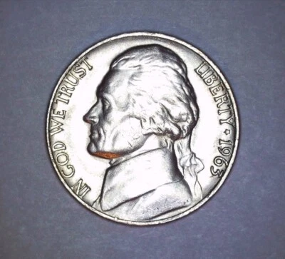 1963 Jefferson Nickel BU -  DDR - Image 1 of 4