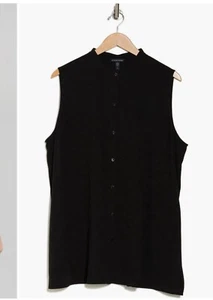 Eileen fisher 248$ Collared 100% Silk Top Size M - Picture 1 of 3